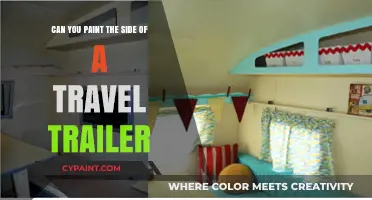 Travel Trailer Makeover: Painting the Sides