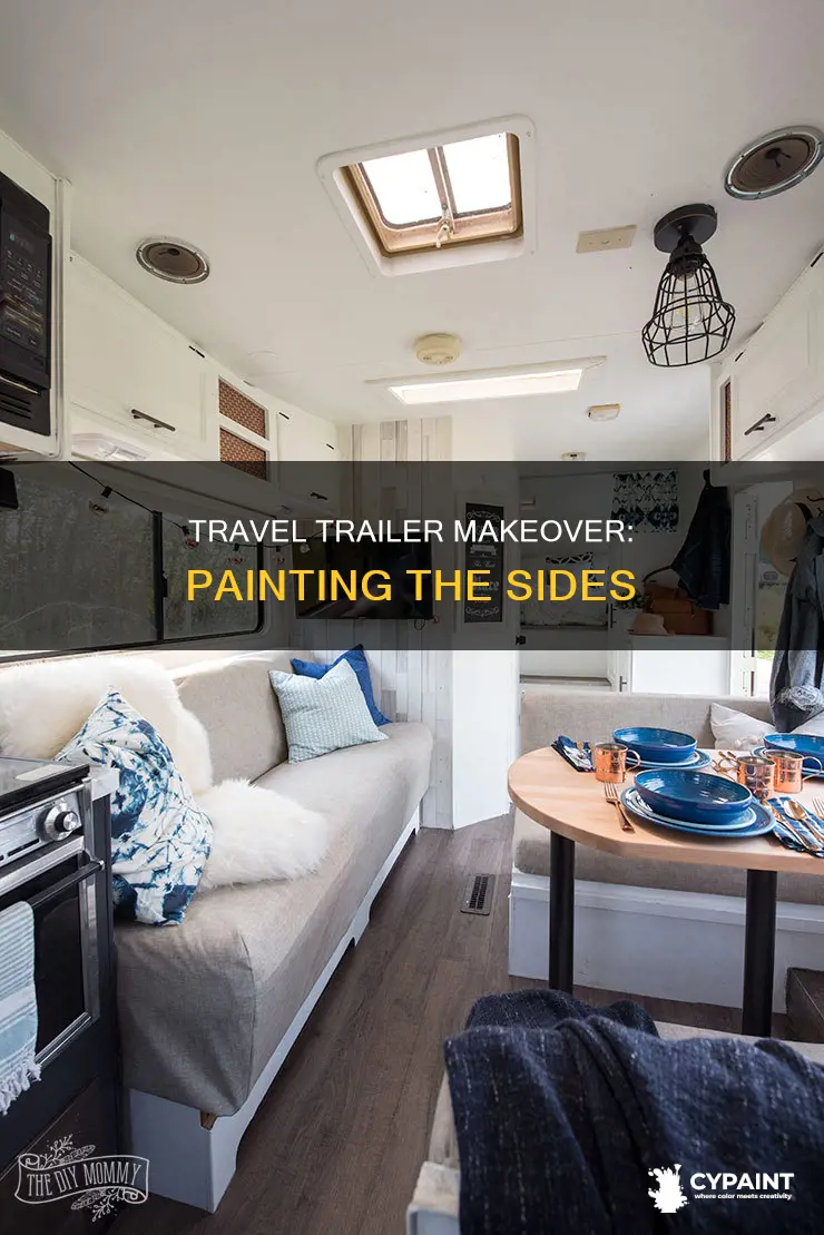 can you paint the side of a travel trailer