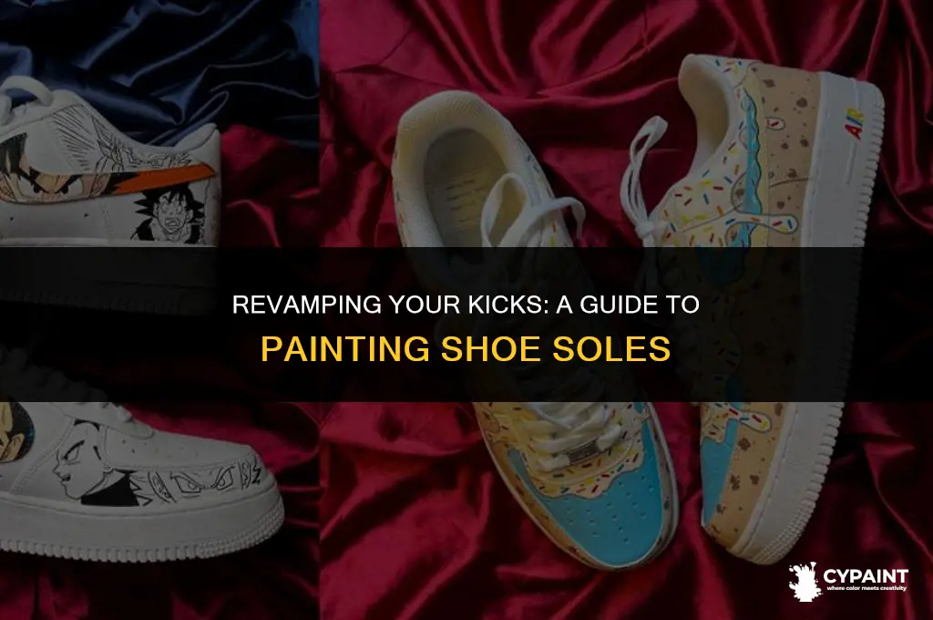 can you paint the sole of a shoe
