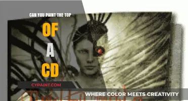 Reviving Old CDs: A Guide to Painting the Top Surface