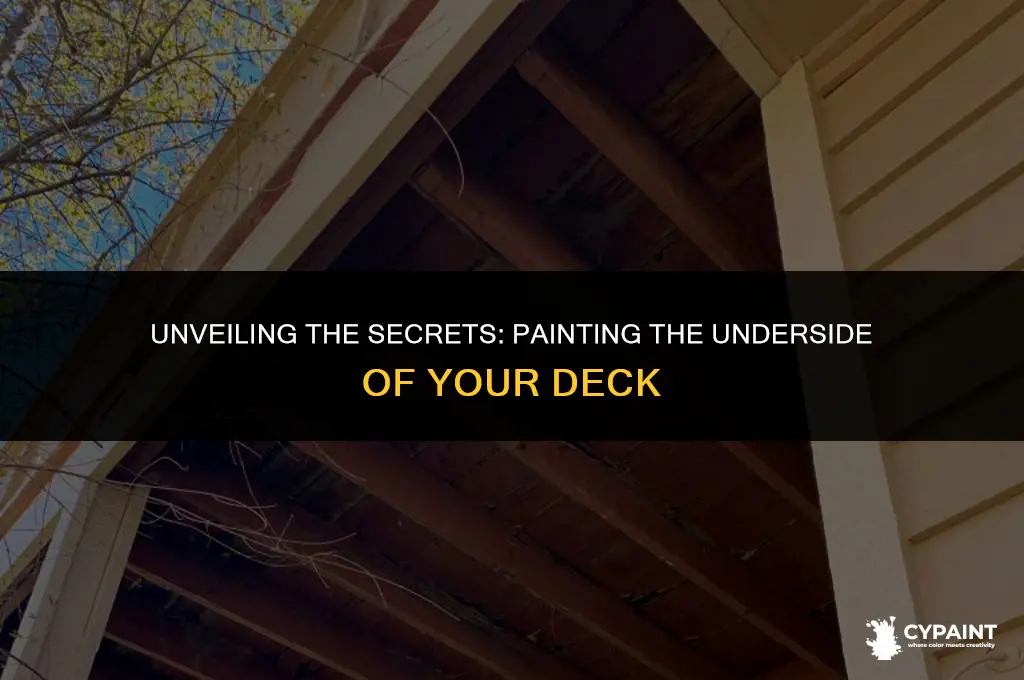 can you paint the underside of a deck