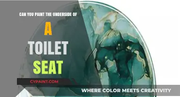 Toilet Seat Makeover: Painting the Underside