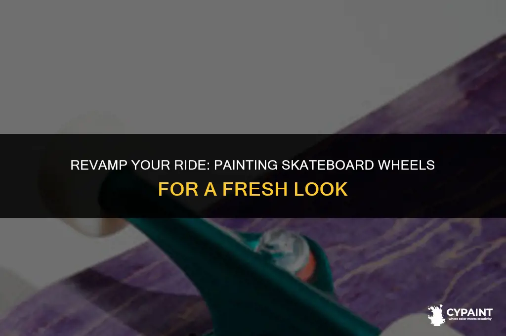 can you paint the wheels of a skateboard
