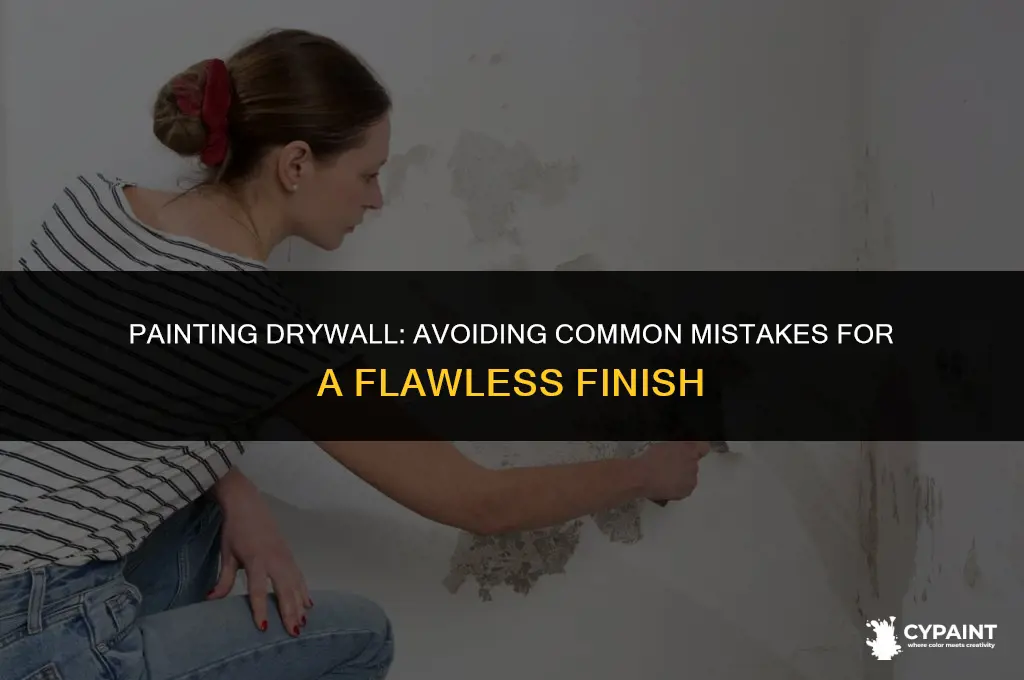 can you paint the wrong side of drywall