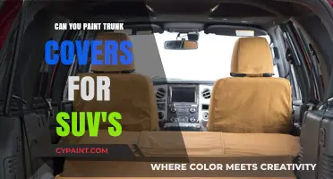 Revamp Your Ride: Custom Paint Jobs for SUV Trunk Covers