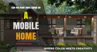 How to Paint Vinyl Siding on Mobile Homes
