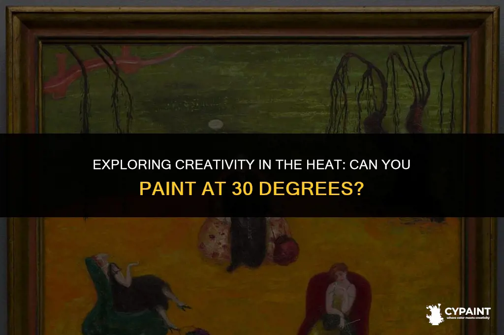can you paint when it