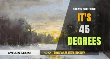 Chilling Creativity: Painting in the Cold at 45 Degrees