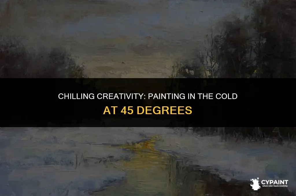 can you paint when it