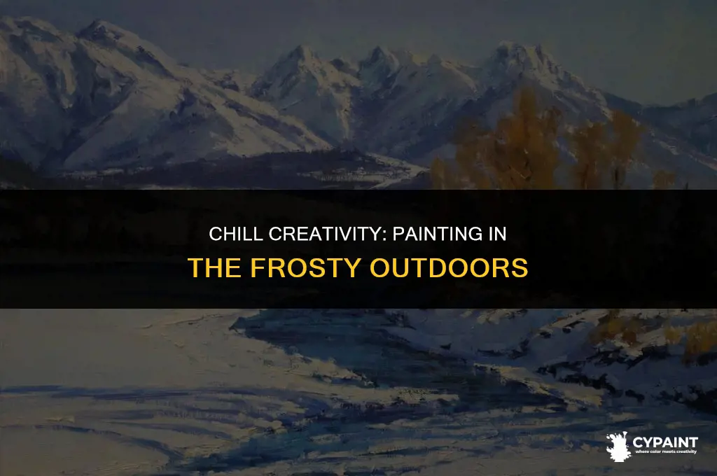 can you paint when it