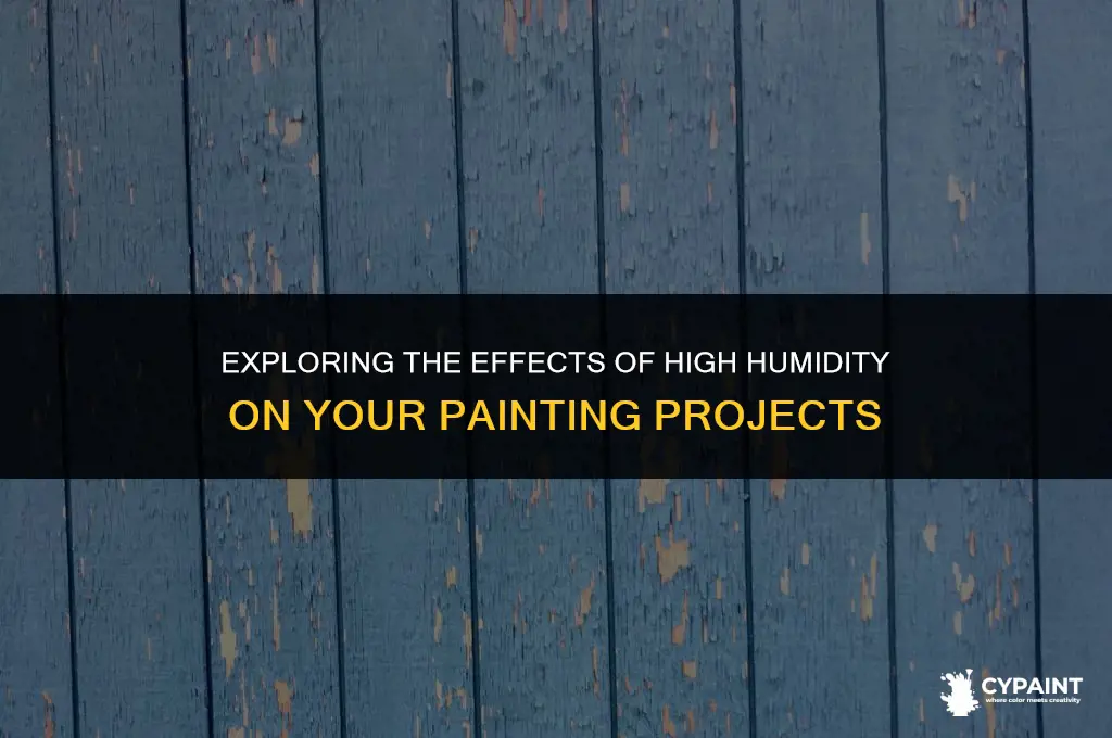 can you paint when the humidity is high