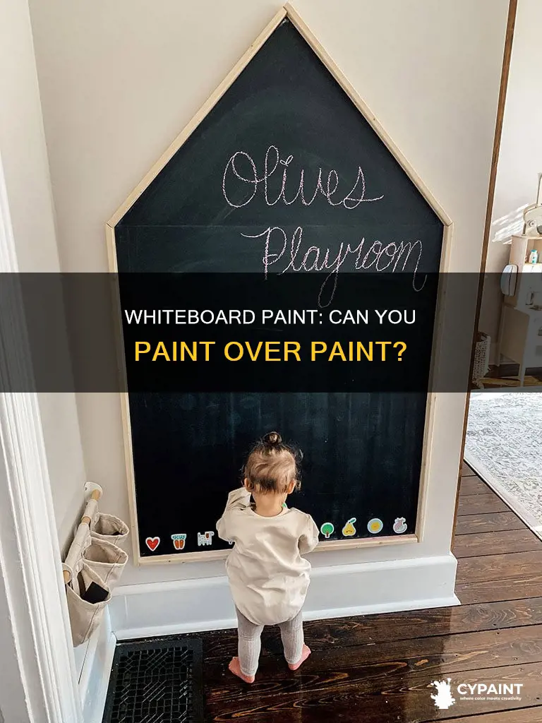 can you paint whiteboard paint over existing whiteboard paint