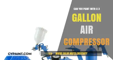 Spray Painting with a 3-Gallon Air Compressor: Is It Possible?