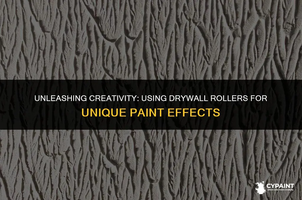 can you paint with a drywall texture roller