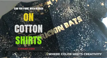 Exploring Bleach Art: Can You Paint with Bleach on Cotton Shirts?