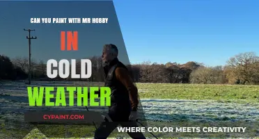 Mr. Hobby Paints: Cold Weather Application