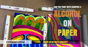 Unleashing Creativity: Painting with Sharpies and Alcohol on Paper