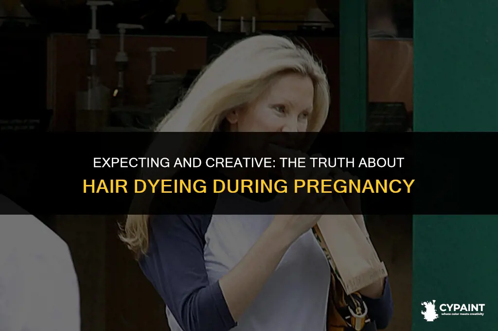 can you paint your hair when your pregnant