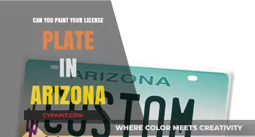 Arizona License Plate Customization: Legal or Not?