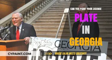 Georgia License Plate Customization: Legal or Not?