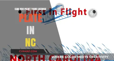 Customizing Your Ride: NC License Plate Painting Laws