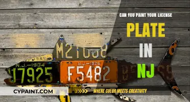 Customizing Your Ride: The Legal Guide to Painting License Plates in NJ