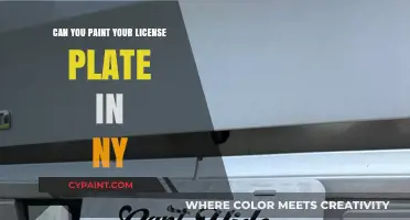 Exploring the Legality of Custom License Plate Painting in New York