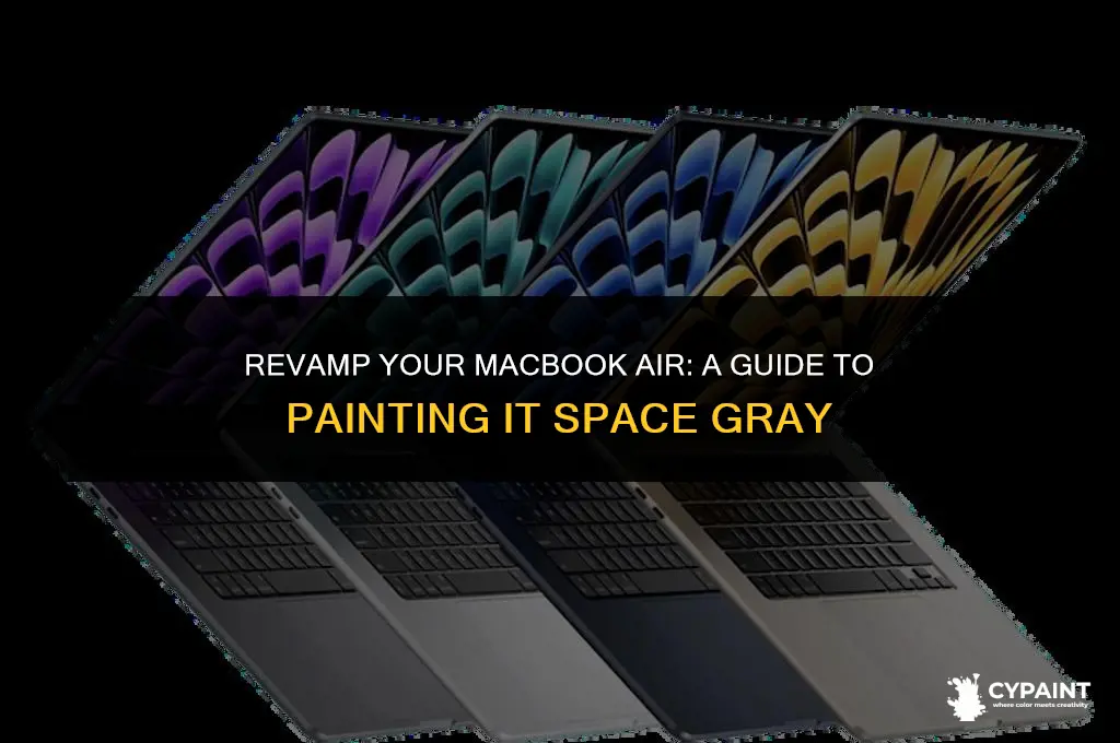 can you paint your macbook air space gray