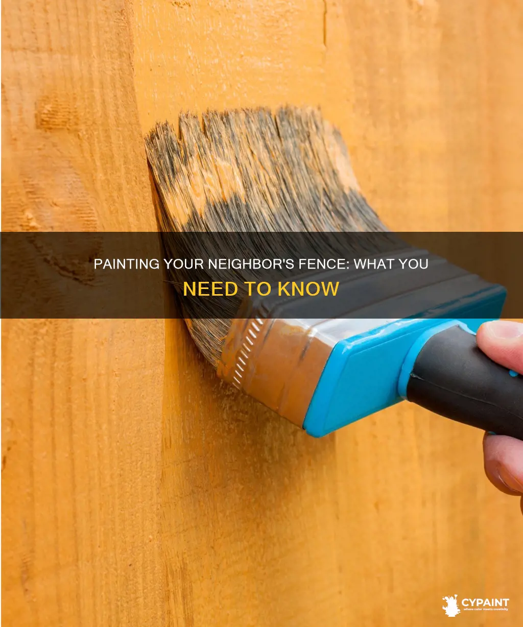 can you paint your neighbor