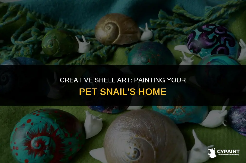 can you paint your pet snail