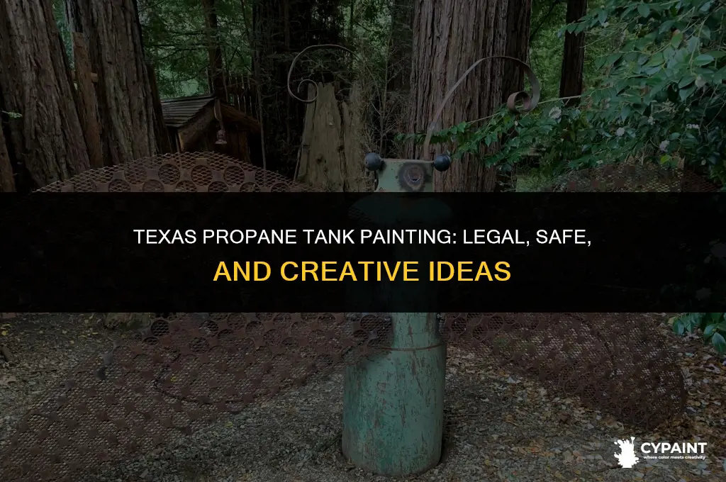 can you paint your propane tank in texas