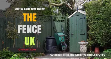 Painting Your Fence: UK Legal Rights