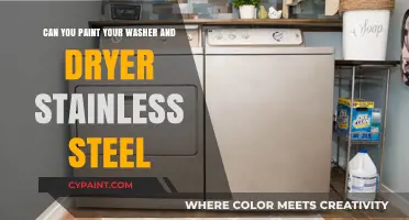 Transform Your Washer and Dryer: Stainless Steel Paint