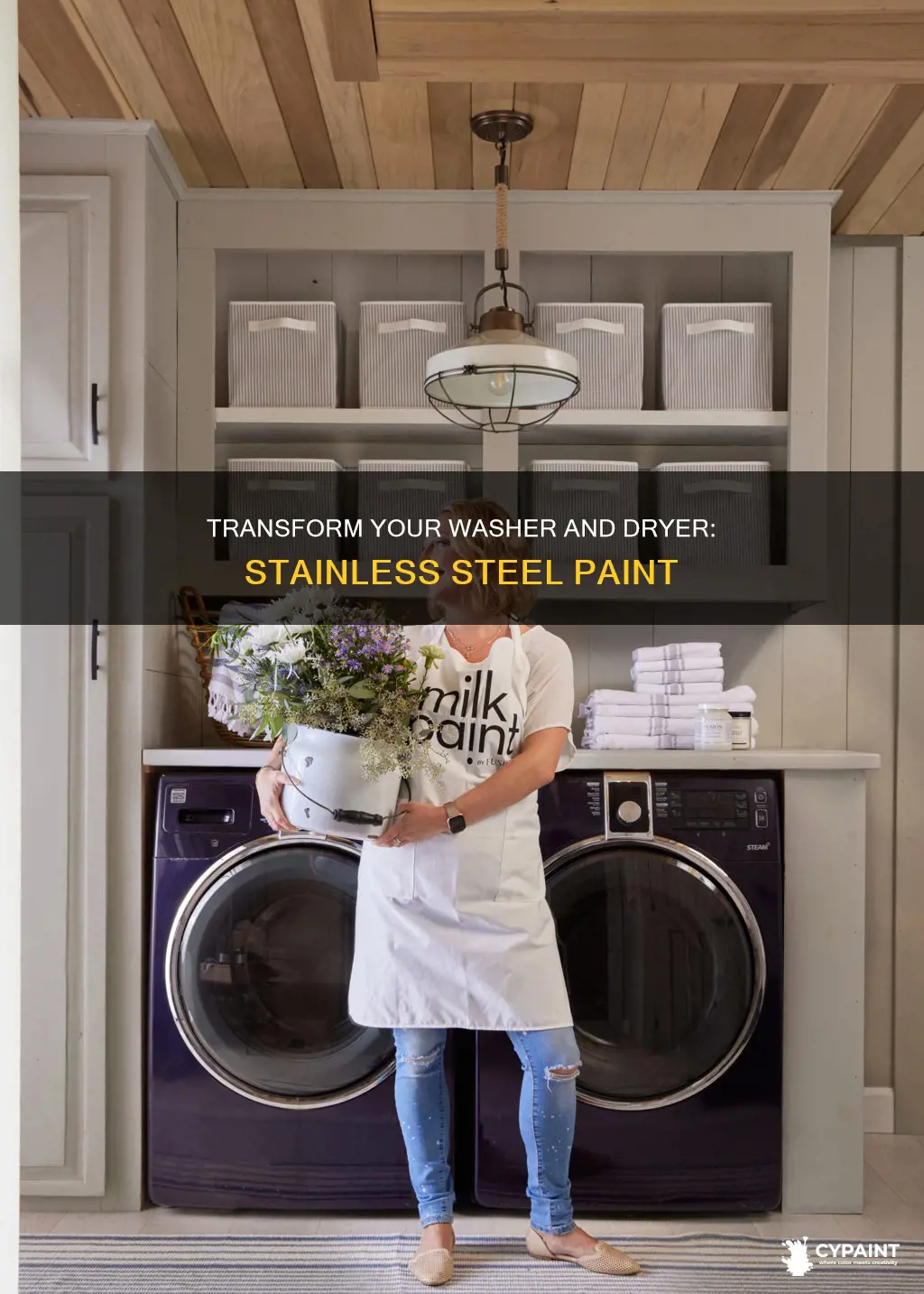 can you paint your washer and dryer stainless steel