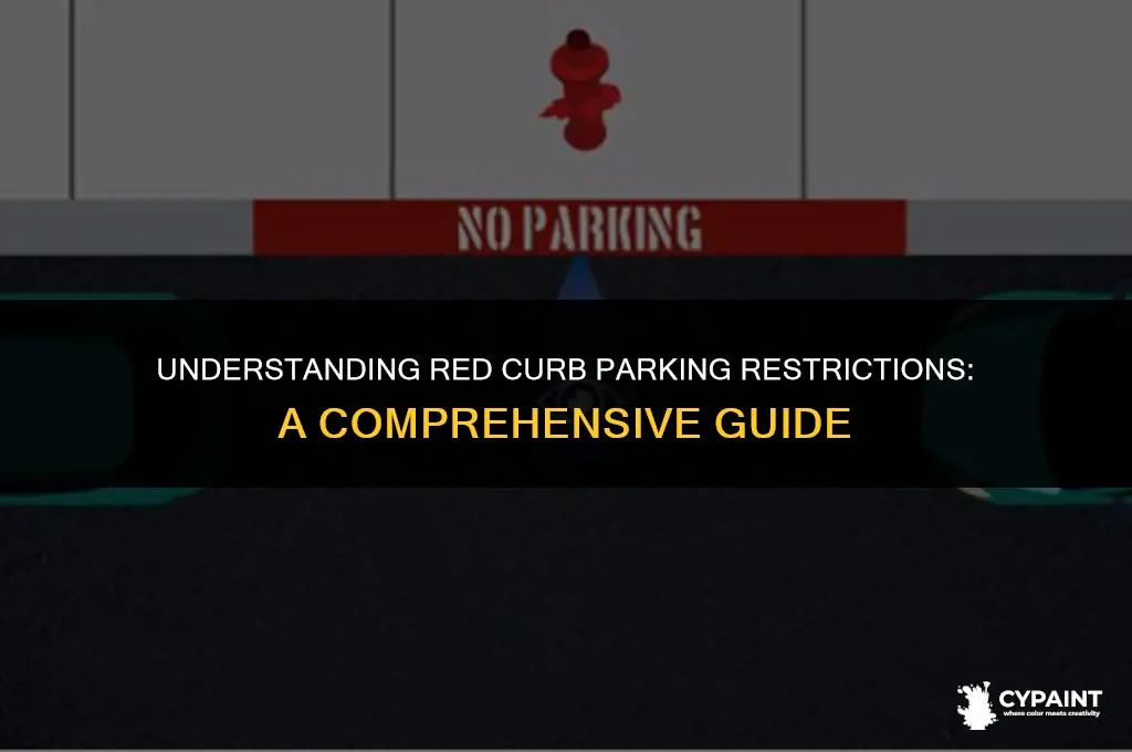 can you park by a curb painted red