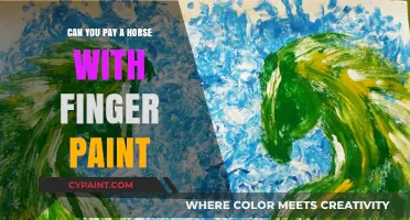 Exploring Equine Artistry: Can Finger Paint Be a Horse's Reward?