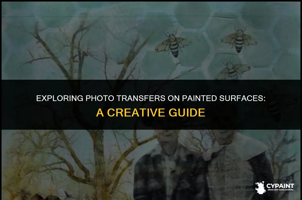 can you photo transfer on a painted surface