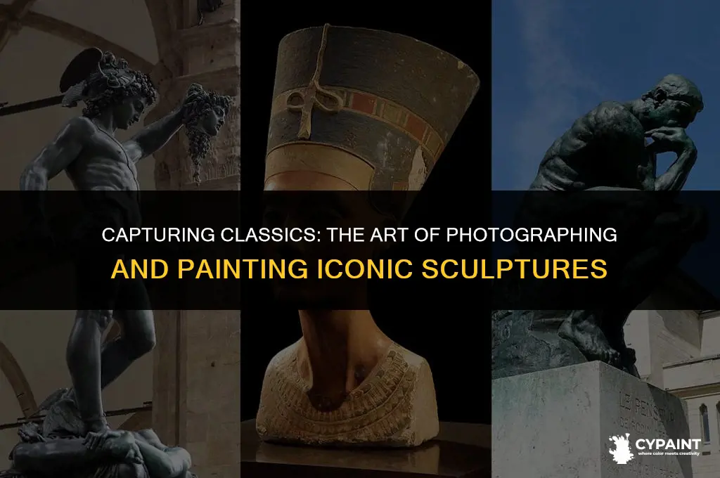 can you photograph and subsequently paint famous sculptures
