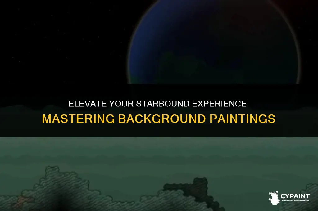 can you place paintings in the background starbound