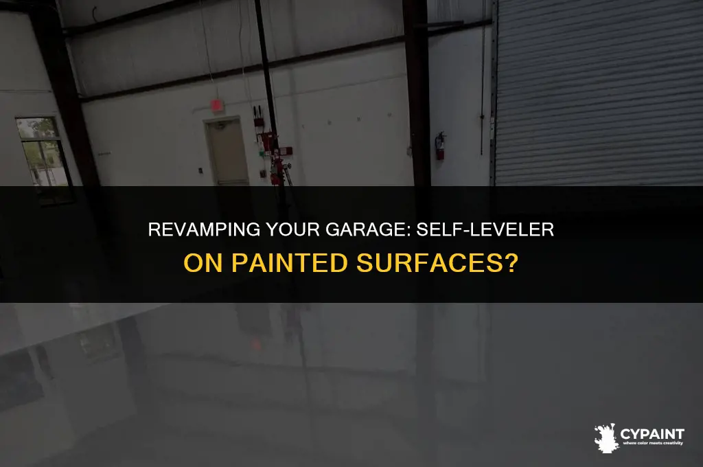 can you pour self leverler on painted garage