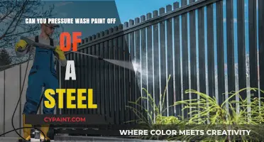 How to Safely Pressure Wash Paint Off Steel