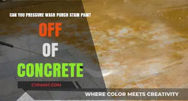 How to Pressure Wash Porch Stain Paint Off Concrete Surfaces