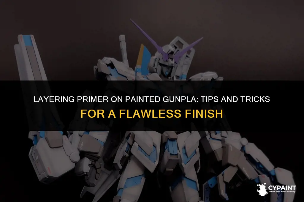 can you prime on top of paint gunpla