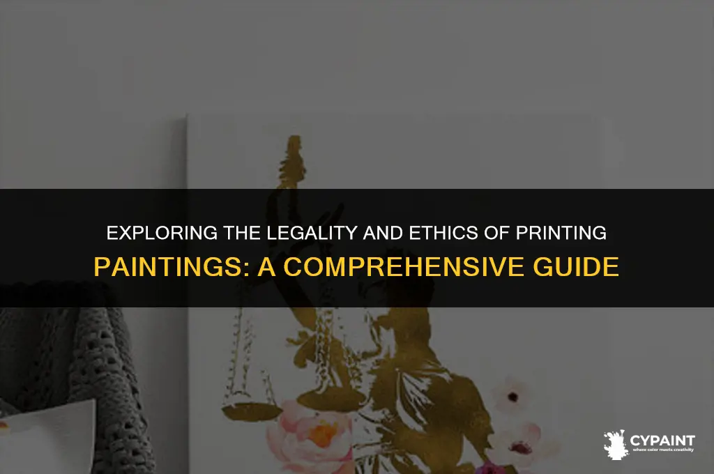 can you print a copy of a painting