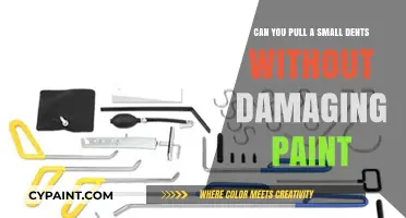 How to Remove Small Dents Without Damaging Your Car Paint