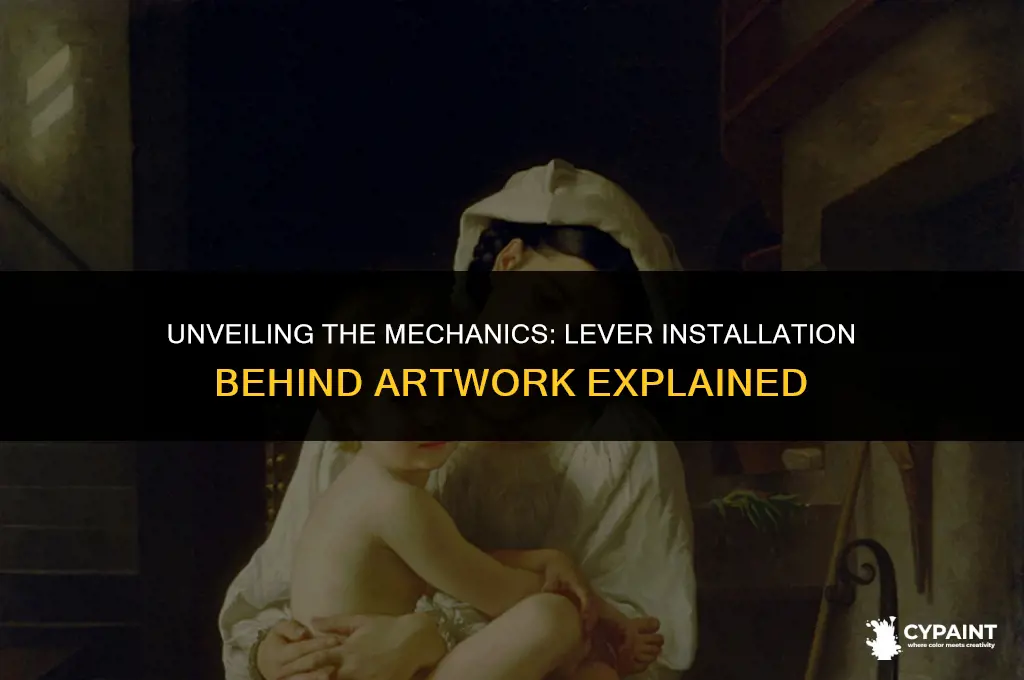 can you put a lever behind a painting
