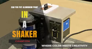 Unleashing Creativity: Using Aluminum Paint in a Shaker for Artistic Projects