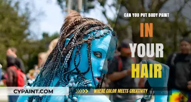 Creative Hair Artistry: Exploring the Use of Body Paint in Hair Design
