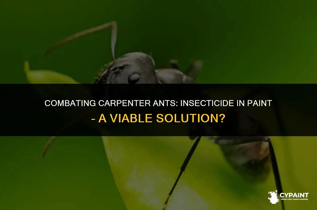 Combating Carpenter Ants: Insecticide In Paint - A Viable Solution ...