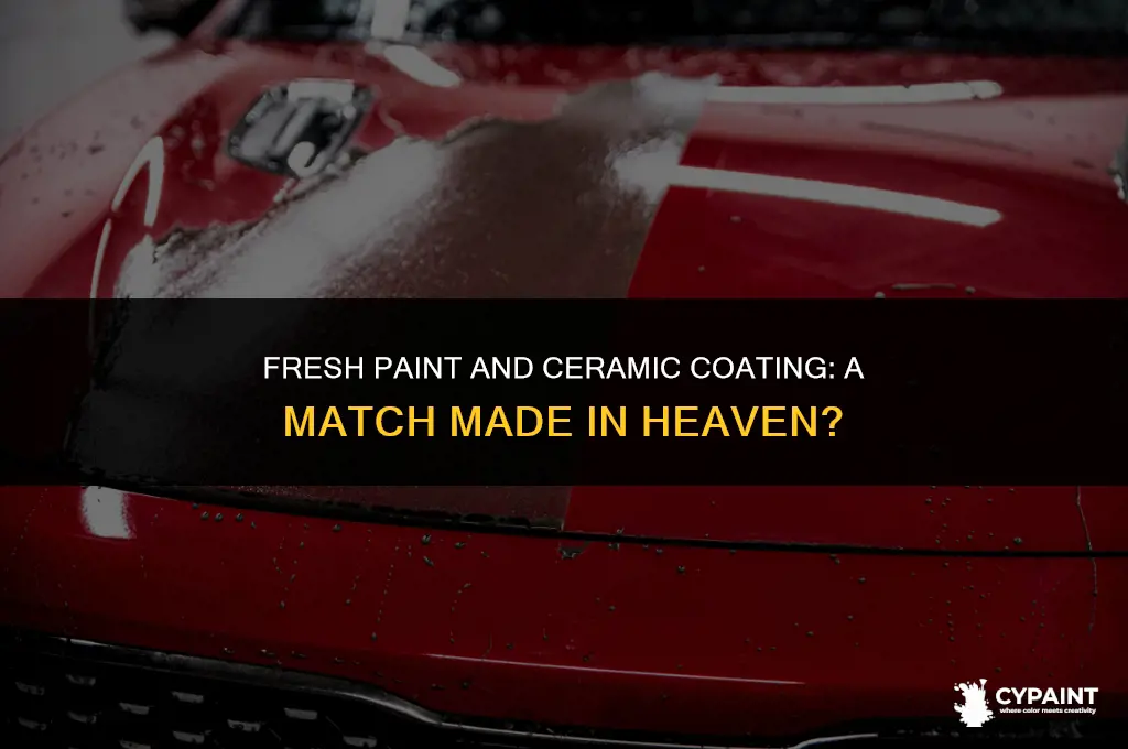 can you put ceramic coating on fresh paint